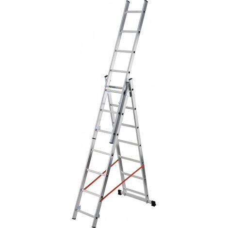 GIERRE AL405 ESCALERA 3 TRAMOS COMBINADA DE ALUMINIO MODULA 3X7 ALTURA MÁX. DE TRABAJO (cm) 624 (1/5)