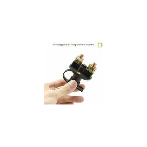 Batterie pour Voiture, 12 / 24V, 500A max Isolateur Interrupteur Automobile Urgence Interrupteur pour Voiture, Coupe Circuit Batterie Camion, Bateau, Véhicules (1/4)