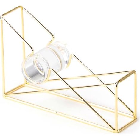 Dérouleur De Ruban - Métal Filaire - Or - Convient Pour Rouleaux À Âme De 25 Mm - 1 Pièce (1/5)