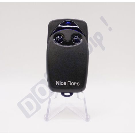 Télécommande Nice FLO2RS - 2 canaux 433,92 MHz - compatible avec les récepteurs FLOX2R/OX2/OX4T - programmation sécurisée - pile incluse - ne pas confondre avec la FLO2 (1/5)