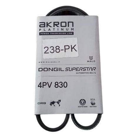 4pk830 cinghia poly-v alternatore servizi marca akron (1/5)