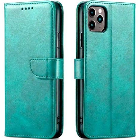 Custodia a libro per Xiaomi Redmi 13C, colore verde marziano.