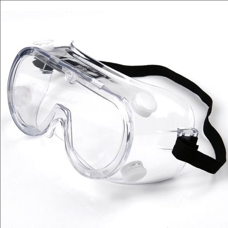 Schutzbrille – Klar mit Antibeschlaggläsern, Schutzbrille für Chemielabore, klar (1/4)