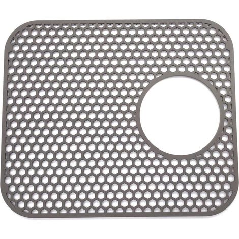 Tapis De Fond D'éVier En Silicone, Tapis De Protection En Silicone Pour éVier De Cuisine Tapis D'éVier Pour ProtéGer, 34x29 cm, Pour Plancher De Cuisine éVier En Porcelaine En Acier Inoxydable