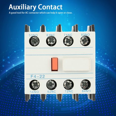 Bloc de contact auxiliaire F4-22 2NO 2NC pour contacteur AC LADN22 - Accessoire de rechange (1/5)