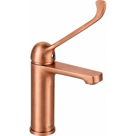 Miscelatore per lavabo con leva clinica in colore rame opaco Gattoni 5004650VC.LC Rame (1/2)