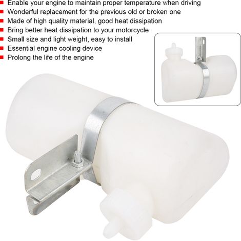 Vase d'expansion pour liquide de refroidissement de radiateur pour quad/moto tout-terrain/buggy 250cc/350cc (1/5)