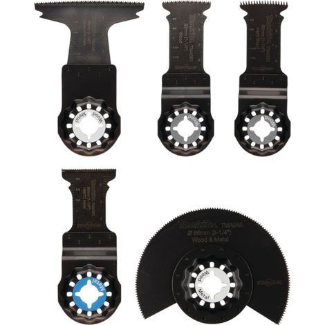 Makita  E-24935 Multitool STARLOCK Set 5-tlg.