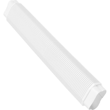 Ensemble de gaines flexibles droites 435, gaine décorative en PVC pour conduits de climatisation extérieure en cuivre (1/5)