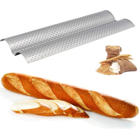 de cuisson à baguettes à 2 emplacements antiadhésive en