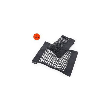 Filet de coffre (2 pièces) Filet de coffre universel pour voiture avec fermeture Velcro Filet de coffre pour siège auto Organisateur de coffre universel pour voiture/SUV Filet à bagages en nylon (39 c (1/5)
