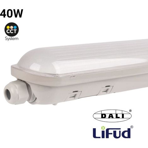 Pantalla Estanca LED Lineal Enlazable Regulable DALI - CCT -