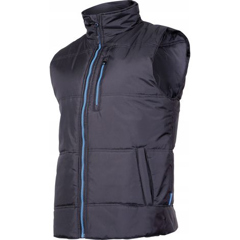 Gilet da lavoro isolante nero e blu "L" lahti PRO L4130803 (1/5)