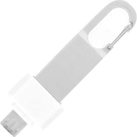 GB USB 2.0-Stick mit OTG-Adapter – Werbegeschenk und Schlüsselanhänger