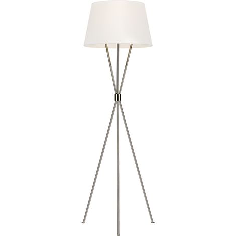 Lampada da terra Elstead Penny 1 luce, nichel lucido, attacco E27 (1/4)