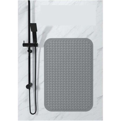 Tapis De Douche Rectangulaire Grande Salle De Bain Tapis Antidérapant Ménage Salle De Douche Tapis De Bain Tapis De Sol De Toilette Tapis De Baignoire De Massage des Pieds en PVC-8858cm (1/3)