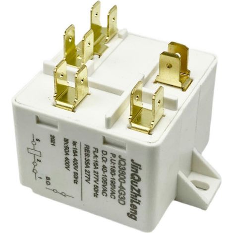 Relais de compresseur JQ3800-4G3D/JQHR3800-4G3D 5 broches 5P pour climatiseur, réfrigérateur, machine à glaçons, pièce de rechange ( )