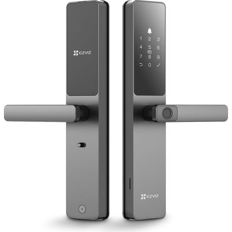 EZVIZ SMART LOCK DL05, SERRURE DE PORTE D'ENTRÉE SANS CLÉ 7 EN 1, ACCÈS PAR EMPREINTES DIGITALES, ENTRÉE SÉCURISÉE SANS CLÉ, ALE