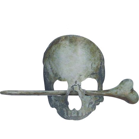 Stilvolle und wiederverwendbare Totenkopf-Haarspange für Halloween – perfekt für Partys, Zuhause oder Bars – Gruseliges Haaraccessoire (1/5)