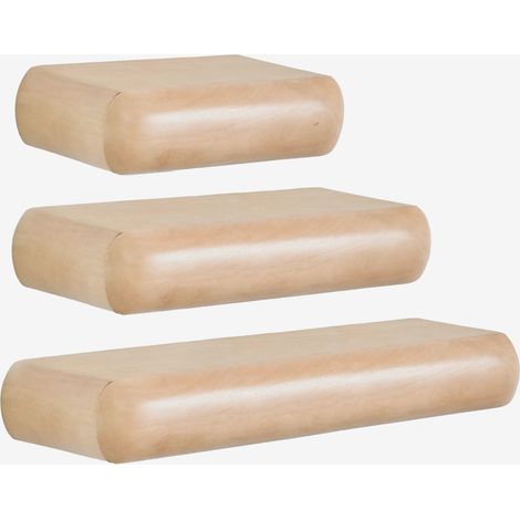 SKLUM Set aus 3 Wandregalen aus Holz Carmen              Mango-Holz                      (1/5)