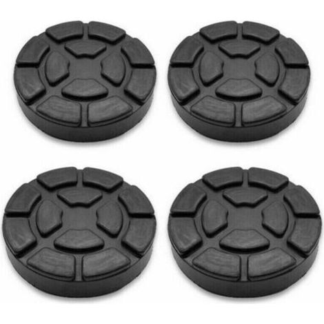 Lot de 4 patins en caoutchouc 130 mm pour ponts élévateurs – Dureté Shore 80% – Matériau caoutchouc naturel – Prévention usure supports (1/4)