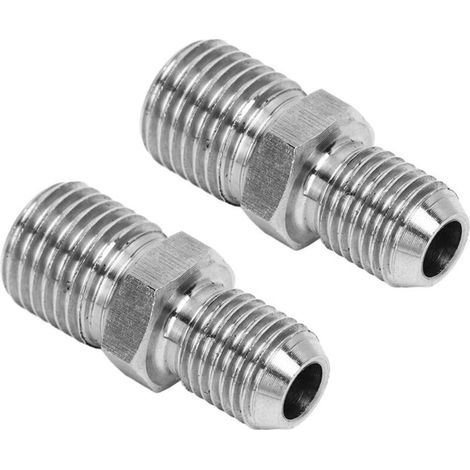 M14x1.5 adaptateur de connecteur de ligne de mazout raccord 4AN adaptateur droit de tuyau en acier inoxydable pour la plupart des fluides (1/5)