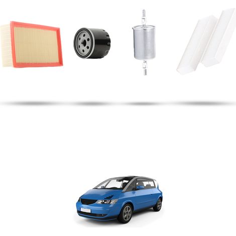 Kit tagliando 4 filtri compatibile con Renault Avantime 2.0 16V Turbo 120Kw dal 2001 al 2003 (1/5)
