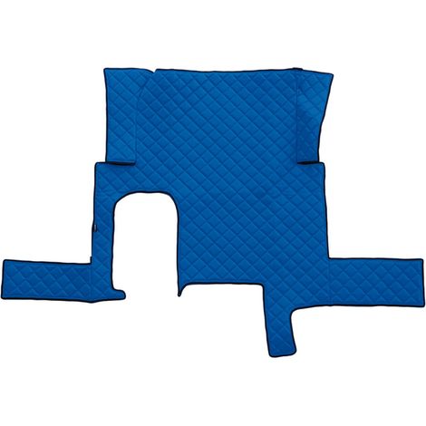 Tappeto centrale in Skeentex - Blu - compatibile per Man TGX (09/0712/16) automatico, 1 cassetto