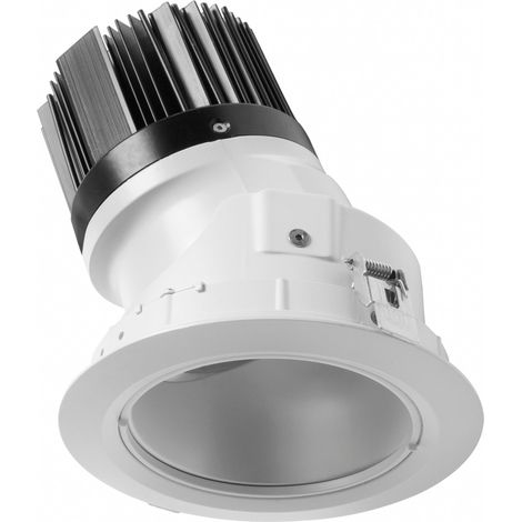 Empotrable techo tilt BRAIS LED COB 35W 2712lm CRI80 3000K 38º Blanco