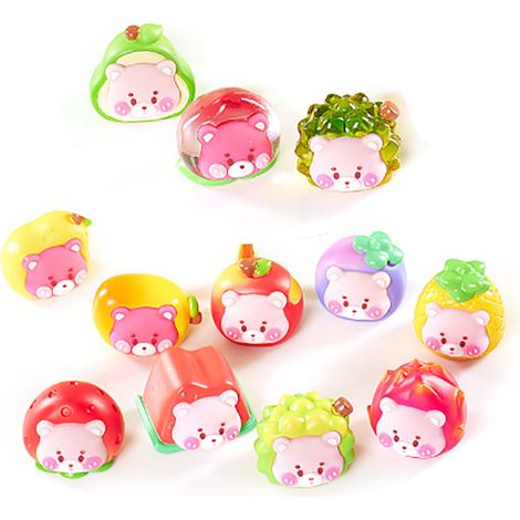 figurines de fruits en résine sachet surprise 12 pièces (1/5)