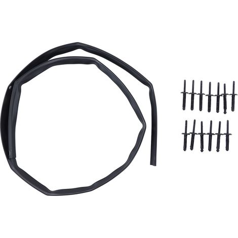 Calandres avant avec joints, rivets inclus, réf. 68051392AB, remplacement pour Dodge Challenger 2008-2022, pare-chocs supérieur, kit d'étanchéité (1/5)