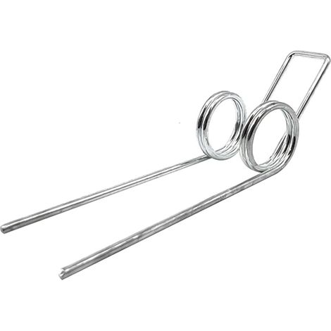 10PCS - Ressort De Torsion - Acier À Ressort - Mécanisme De Rebond Stable Pour Réparation Automobile Et Industrie - Argenté - 1,0x40mm