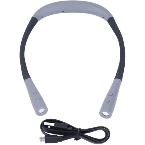 QORVA-Luminosité de la couleur de la lumière du cou Lampe de lecture rechargeable pour les yeux réglable pour la réparation du tissage des dortoirs des écoles
