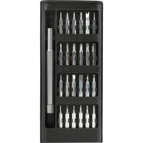 24 En 1 Kit Tournevis De Précision, Mini Tournevis Pour Montres, Lunettes Et Électronique, Avec Bits Revêtus De Zinc (1/5)