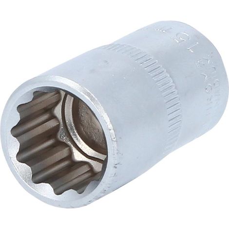 BRILLIANT TOOLS  1/2"  Vaso  de 12  puntas 15  mm - BT022415 (1/4)