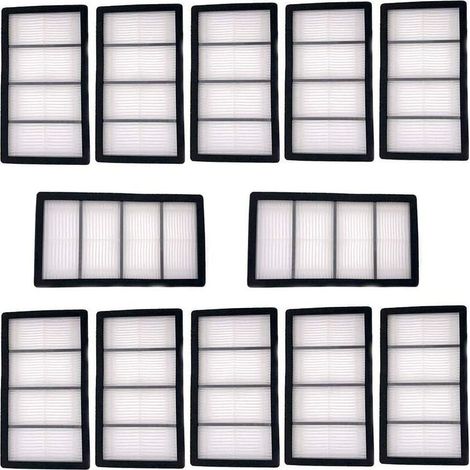 12x Filtres Kit d'accessoires pour iRobot Roomba S9 S9+ Robot Balayage, Aspirateur Filtres kit Pièces de Remplaçant pour iRobot Roomba S9 PLUS (1/2)