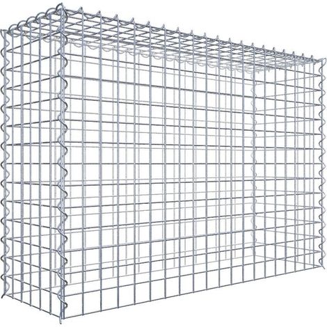 Gabiondeco - Gabion - Element de prolongation en hauteur 100 cm x 70 cm x 30 cm (L x H x P). maille 5 x 5 cm. Spirale. Attention : il manque une grille - Made in Germany (1/5)