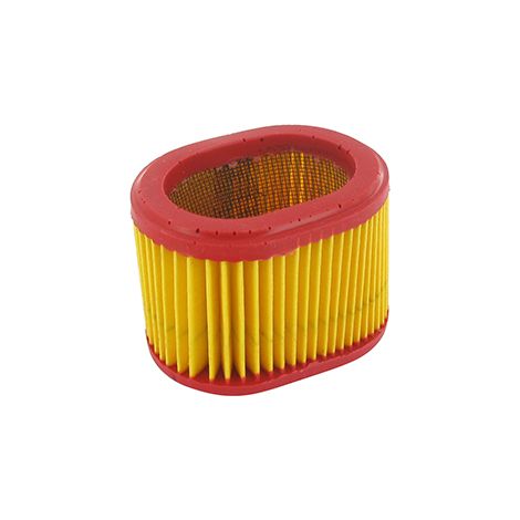 Anpassbarer Luftfilter für Briggs & Stratton Motoren 3,5 und 4 PS, Serien 475/525 – L: 72 mm, L: 54 mm, H: 53 mm. Originalersatz