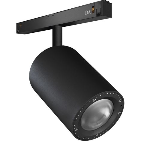 Proyector carril 48V tilt CRETE1 LED COB 12.90W 1208lm CRI90 3000K 12º/46º Negro (1/5)
