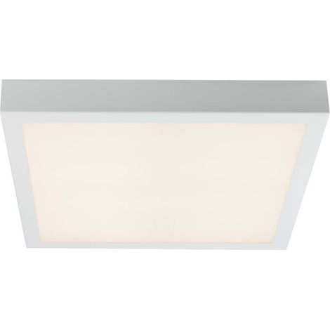 Plafoniera quadrata 42cm LED 32W 3000K bianca Shilo (1/2)