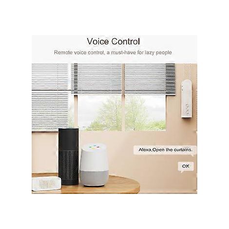 Tuya Smart Drawcord Curtain Motor mit Fernbedienung, elektrischer motorisierter Rollladenmotor