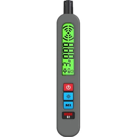 Wiederaufladbarer Gasdetektor, Erdgasleckdetektor mit visuellem und akustischem Alarm und Vibration, tragbarer Mehrgasdetektorstift mit großem Bildschirm für Butan, Propan, Heim, Wohnmobil (1/5)
