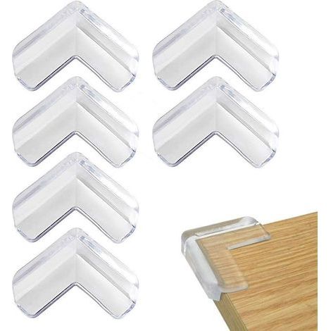 LAN BDD 8er-Pack Babysicherheits-Eckenschützer, kindersichere Eckenschoner, Schutzleisten für Kinderbüromöbel (1/5)