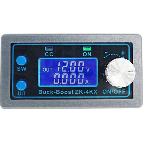 ZK-4KX CNC DC / DC Buck Boost Converter CC CV 0.5-30V 4A Modulo di potenza regolabile regolamentato (1/5)