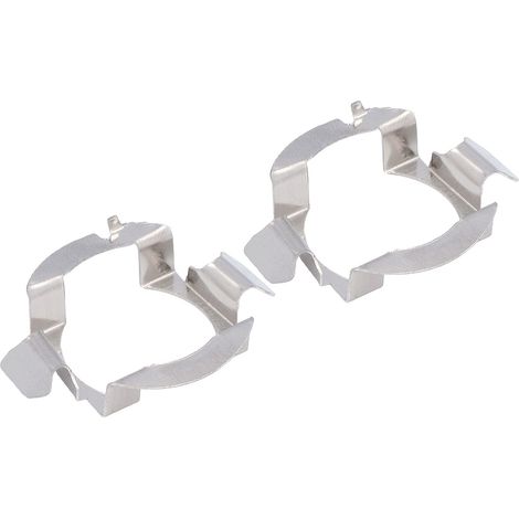 2 Pièces Support de Phare LED en Acier Inoxydable, Montage Rapide et Sécurisé pour Ampoules