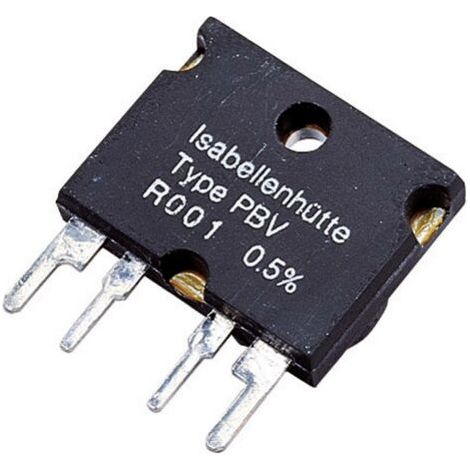 Résistance de mesure Isabellenhütte PBV 0,005 0.005 Ω 10 W (L x l x H) 22 x 4 x 17 mm 1 pc(s) W14288 (1/3)