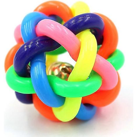 Balle nouée en caoutchouc naturel, 10 cm, pour chien -shznv (1/3)
