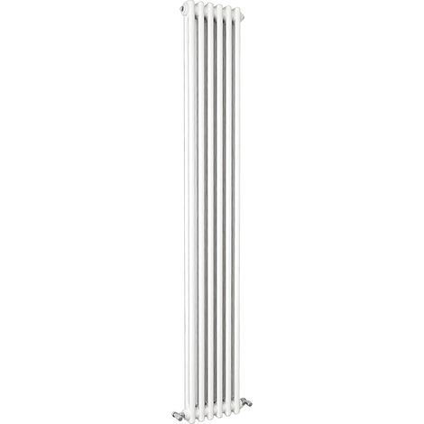 SKY Bathroom Traditional Cast Iron Style Radiator 2 Column White 1800x290mm