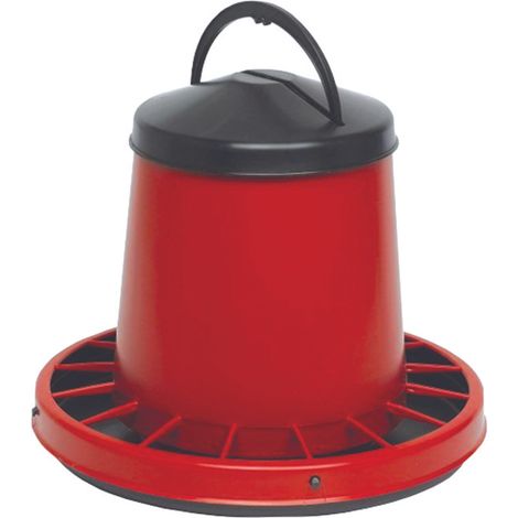 Mangiatoia con griglia antispreco fissa per avicoli winni - kg. 3 di capienza misure ø mm.290x240h.
