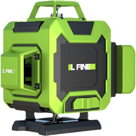 [JAMAIS UTILISÉ]Laser niveau 16x 360° autonivelant vert avec télécommande intégrée 2 batteries rechargeables 2400 mAh lignes croisées verticales et horizontales